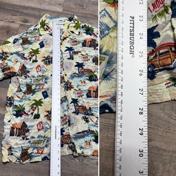 Walt Disney World Goofy Mickey Minnie Hawaiian Shirt - Picture 6 of 9